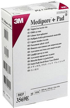 3M Medica Medipore Plus Pad Steriler 10 x 15 cm Wundverband (25 Stk.)