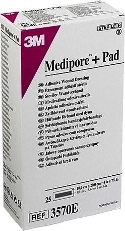 3M Medica Medipore Plus Pad Steriler 10 x 20 cm Wundverband (25 Stk.)