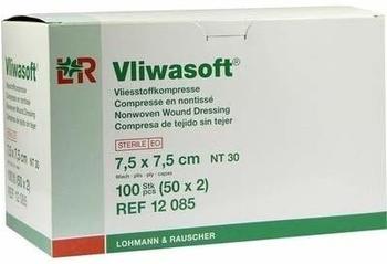 Lohmann & Rauscher Vliwasoft Vlieskompressen 7,5 x 7,5 cm 6-lagig Steril (50 x 2 Stk.)