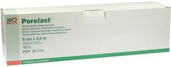 Lohmann & Rauscher Porelast Pflasterbinde 8 cm x 2,5 m (10 Stk.)