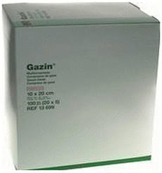 Lohmann & Rauscher Gazin Kompressen 10 x 20 cm 12-fach Steril (20 x 5 Stk.)