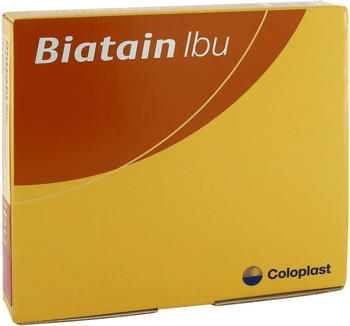 Coloplast Biatain Ibu Schaumverband 10 x 10 cm Nicht-Haftend (5 Stk.)