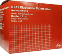 Dracoelfi Elastische Fixierbinde 12 cm x 4 m gekreppt 20 St