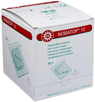 Noba Nobatop 12 Kompressen 10 x 10 cm Steril (50 x 2 Stk.)