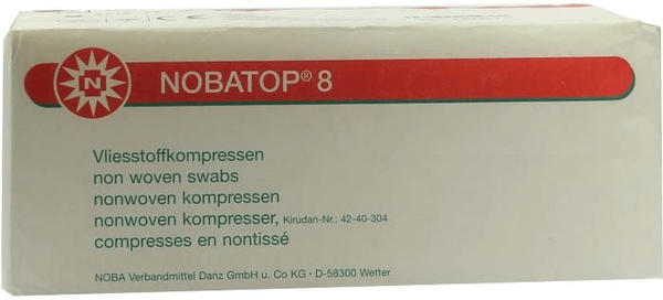 Noba Nobatop 8 Kompressen 7,5 x 7,5 cm Unsteril (200 Stk.)