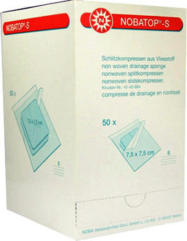 Noba Nobatop S Kompressen 7,5 x 7,5 cm Steril (50 x 2 Stk.)