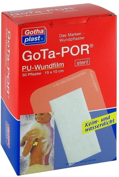 Gothaplast Gota-Por PU Wundfilm 15 x 10 cm Steril Verband (50 Stk.)