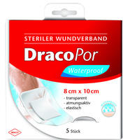 DracoPor Waterproof Wundverband 5x7,2cm steril 25 St