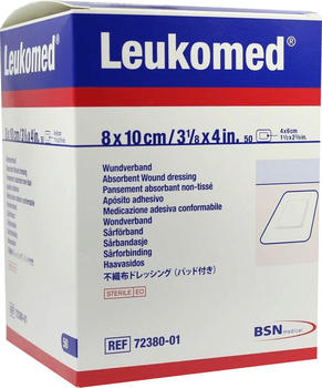 Bios Naturprodukte Leukomed Sterile Pflaster 8 x 10 cm (50 Stk.)