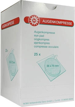 Noba Augenkompressen 55 x 70 mm Steril (25 Stk.)