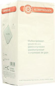 Noba Mullkompressen 10 x 10 cm 32-fach Unsteril (50 Stk.)