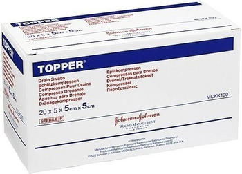 Systagenix Topper Schlitzkompr. Steril 5 x 5 cm (20 x 5 Stk.)