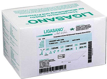 Ligamed Ligasano Kompressen steril 10 x 10 x 1 cm (10 Stk.)