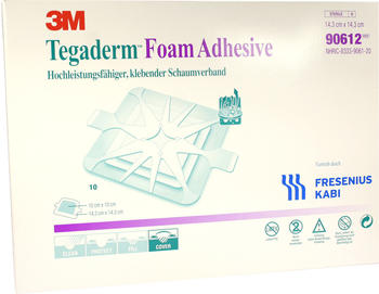 Fresenius Tegaderm Foam Adhesive FK 14,3 x 14,3 cm (10 Stk.)