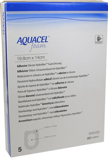 ConvaTec Aquacel Foam Adh Ferse Verband (5 Stk.)