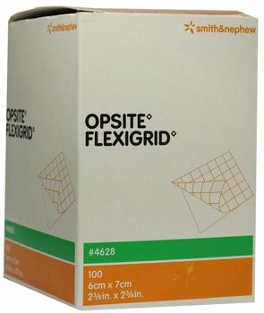 Smith & Nephew OpSite Flexigrid Transp.Wundverband 7 x 6 cm Steril (100 Stk.)
