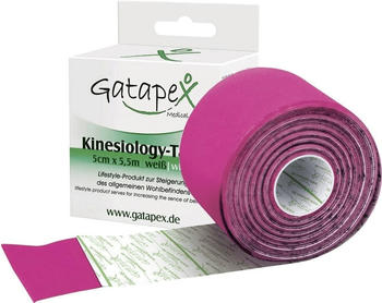Gatapex Kinseo Physiotape 5,5 m x 5 cm Rolle Pink