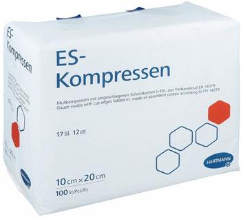 Hartmann ES Kompressen Unsteril 10 x 20 cm 12fach (100 Stk.)