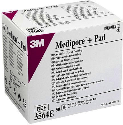 3M Medica Medipore Plus Pad Steriler 6 x 10 cm Wundverband (50 Stk.)