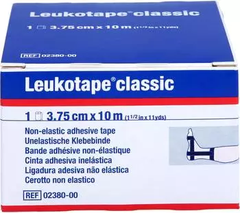 BSN Medical Leukotape Classic Einzelrolle in Faltschachtel schwarz 10,0 m x 3,75 cm BSN Medical Leukotape Classic Einzelrolle in Faltschachtel schwarz 10,0 m x 3,75 cm