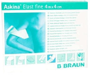 B. Braun Askina Elast Fine Binde 4 m x 4 cm lose (20 Stk.)