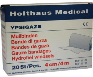 Holthaus Ypsigaze 4 cm x 4 m Mullbinde (20 Stk.)