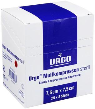 Urgo Mullkompressen 7,5 x 7,5 cm Steril (25 x 2 Stk.)