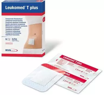 BSN Medical Leukomed Transparent Plus Sterile Pflaster 7,2 x 5 cm (5 Stk.)