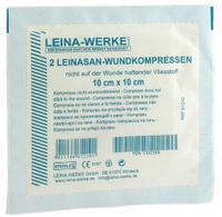 Leina Wundkompressen 10x10 cm steril 2 St