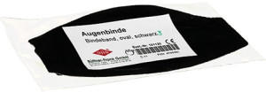 Büttner-Frank Augenbinde Oval M.bindeband Schwarz