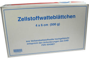 Fesmed Zellwa Blaettchen Hochgebl. 4 x 6 cm (500 g)