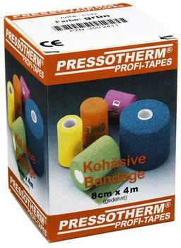 ABC Pressotherm Kohaesive Bandage 8 cm x 4 m Gruen