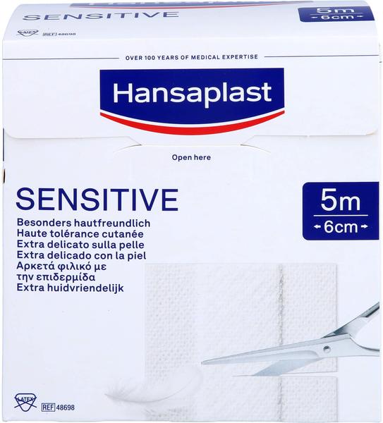 Beiersdorf Hansaplast Sensitive Pflaster 5 m x 6 cm Rolle