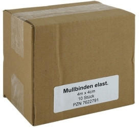 Medi Kauf Mullbinden elastisch 4 m x 4 cm (10 Stk.)