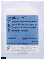 Aluderm Kinder Kompressen 4x6 cm 1 St