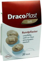 Dracoplast Soft Pflaster 2,2 cm rund hau 20 St