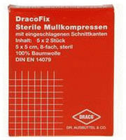 Dracofix PEEL Kompressen steril 5x5cm 8fach 5X2 St