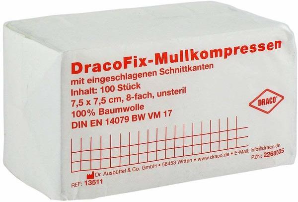 Dr. Ausbüttel Dracofix OP-Kompressen 7,5 x 7,5 cm 8-fach Unsteril (100 Stk.)