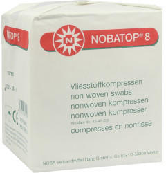 Noba Nobatop 8 Kompressen 10 x 10 cm Unsteril (100 Stk.)