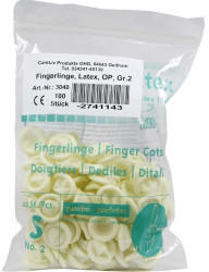 CareLine Fingerling Latex Op Gr. 2 (100 Stk.)