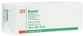 Lohmann & Rauscher Gazin OP Mullkompressen 7,5 x 7,5 cm 16-fach (100 Stk.)