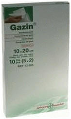 Lohmann & Rauscher Gazin Kompressen 10 x 20 cm 8-fach Steril (5 x 2 Stk.)