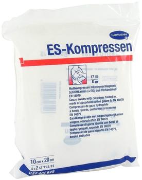 Hartmann Healthcare Hartmann ES Kompressen Steril 10 x 20 cm 8fach (5 x 2 Stk.)