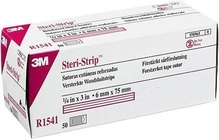 3M Medica Steri Strip Steril 6 x 75 mm Wundverschlußstreifen (50 x 3 Stk.)
