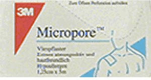 3M Medica Micropore Vliespflaster 1,25 cm x 5 m mit Abroller