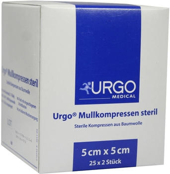 Urgo Mullkompressen 5 x 5 cm Steril (25 x 2 Stk.)