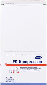 Hartmann ES Kompressen Steril 10 x 20 cm 8fach (25 x 2 Stk.)