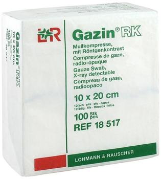 Lohmann & Rauscher Gazin Kompressen 10 x 20 cm 12-fach unsteril (100 Stk.)