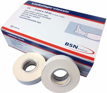 BSN Medical Leukotape classic Einzelrolle lose im Karton weiß 10,0 m x 2,0 cm (12 Stk.)
