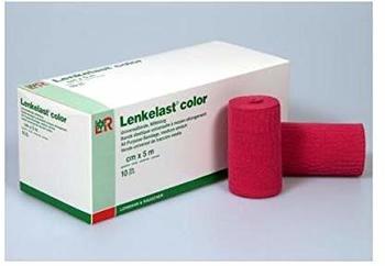 Lohmann & Rauscher Lenkelast Color 8 cm x 5 m Rot (10 Stk.)